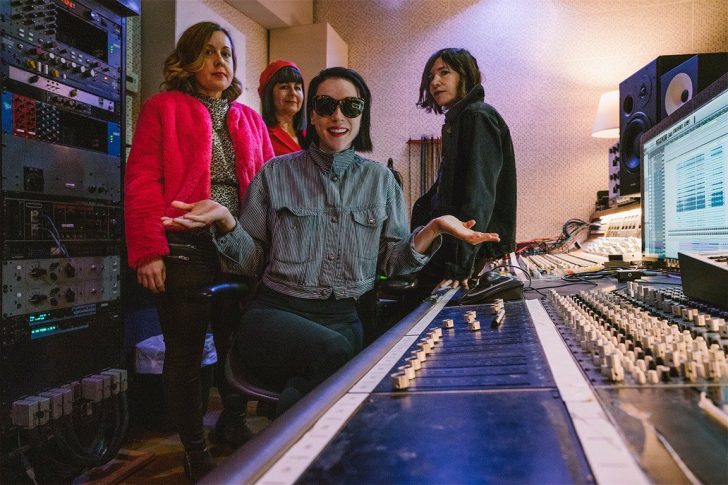 Sleater-Kinney Shares Photo From Studio with St. Vincent