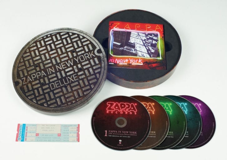 Frank Zappa’s Live Double Album “Zappa In New York” Celebrated With 40th Anniversary Deluxe Box Set