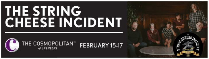 String Cheese Incident Kicks Off Sin City Incidents @ The Chelsea at The Cosmopolitan, Las Vegas NV 2.15.19