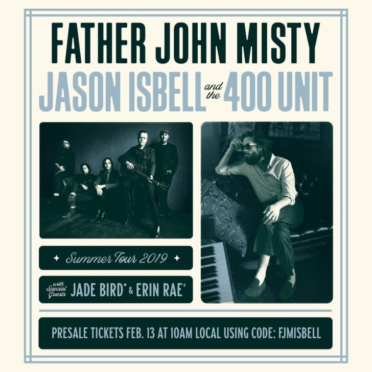 Father John Misty and Jason Isbell and The 400 Unit Announce 2019 Tour Dates