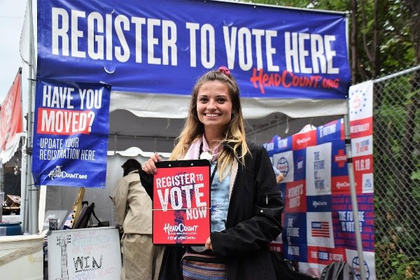 HeadCount Release 2019 Voter Registration Festival Appearances