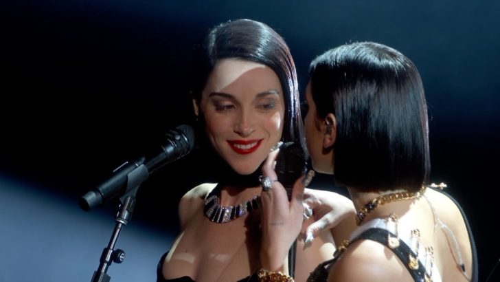 WATCH: St. Vincent & Dua Lipa Deliver “Masseduction / One Kiss” @ 2019 GRAMMYs