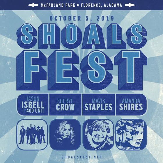 shoalsfest 2019 lineup jason isbell sheryl crow mavis staples amanda shires