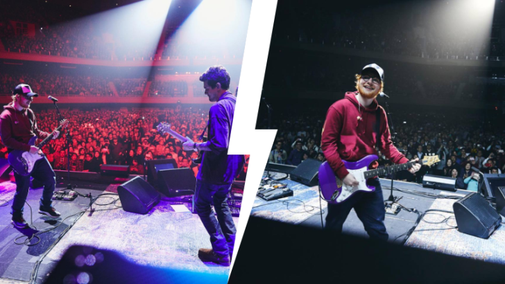 WATCH: Ed Sheeran Joined John Mayer in Concert For Two Songs Live at Budokan Tokyo Japan
