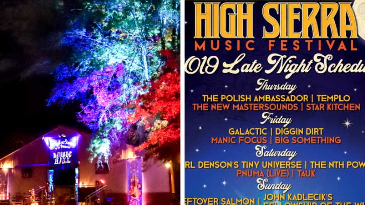 High Sierra 2019: Late Nights Announced, More Artists TBA