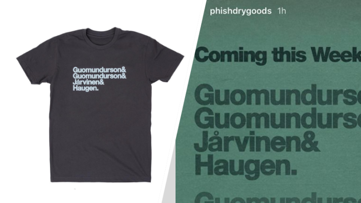 Phish Dry Goods Releases Official Kasvot Växt T-Shirt