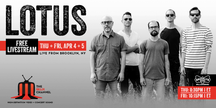 Lotus Announces Free Webcasts From Brooklyn Bowl Run, Talking Heads Deconstructed Set & Originals