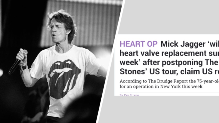 Rolling Stones Postponed Tour For Mick Jagger To Undergo Heart Valve Replacement Surgery