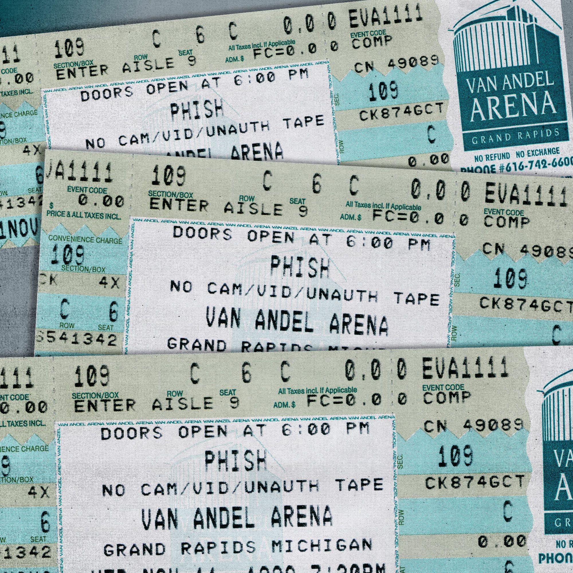 phish releases 11-11-98 on grand rapids mi on livephish