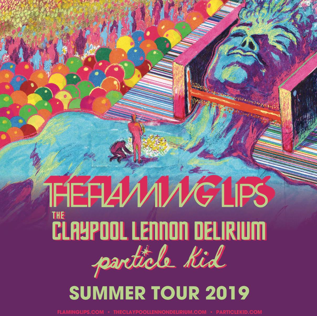 the flaming lips claypool lennon delirium particle kid summer 2019 tour dates live music blog