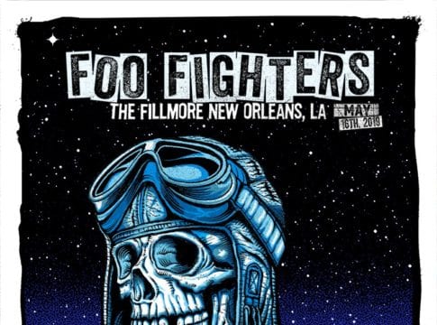 foo fighters may 16 2019 fillmore new orleans poster zoltron