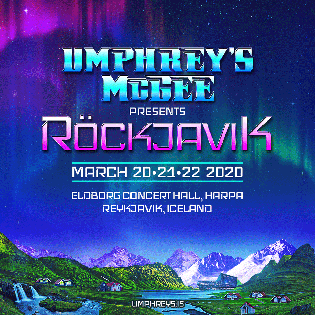 umphreys mcgee Röckjavik iceland event 2020 announced