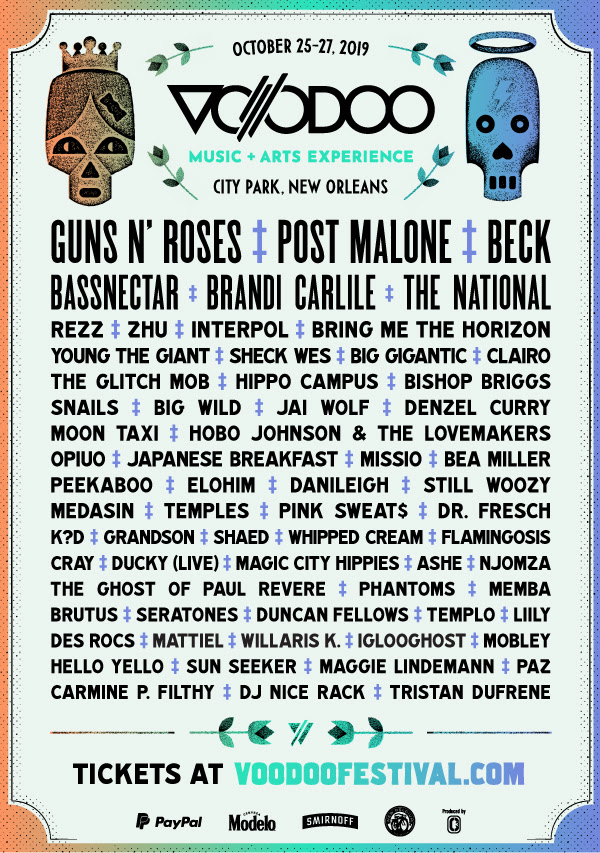 voodoo 2019 lineup just announced