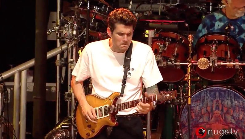 john mayer dead and company pnc music pavilion nugs tv screen shot