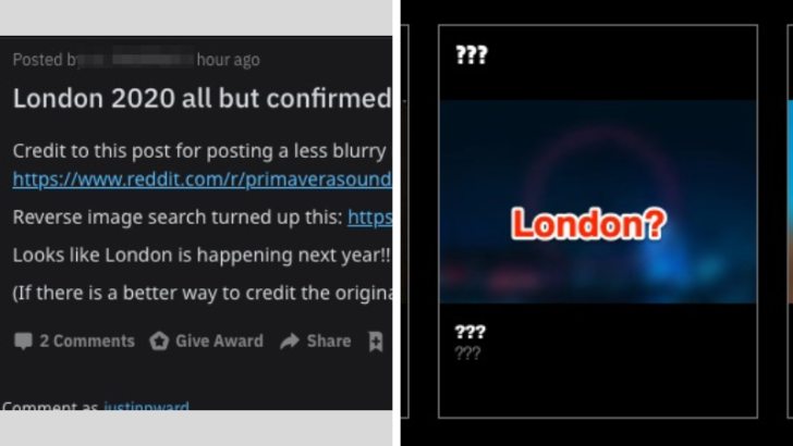 Primavera Sound Teasing London 2020 Festival, Billboard Reporting 2021 Unveiling