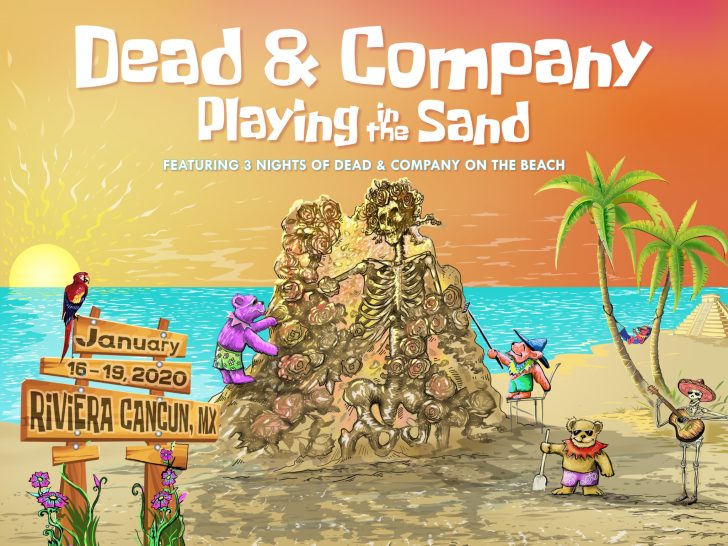 dead and company playing in the sand 2020 announced riviera cancun mexico