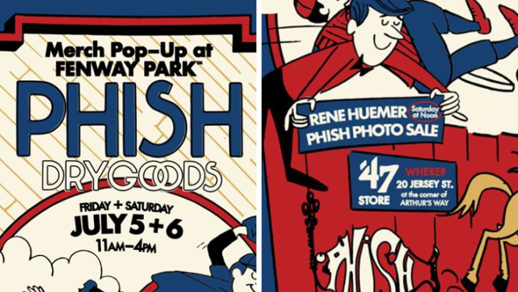 Phish Merch Pop-Up Shop @ NOW OPEN Fenway Park Run