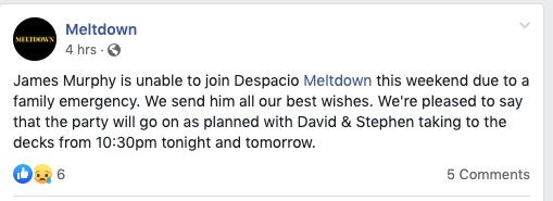 james murphy cancels despacio meltdown festival 2