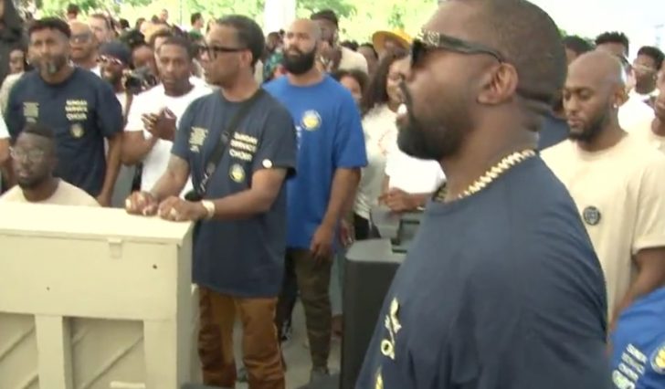 Kanye West Hosts Sunday Service in Dayton