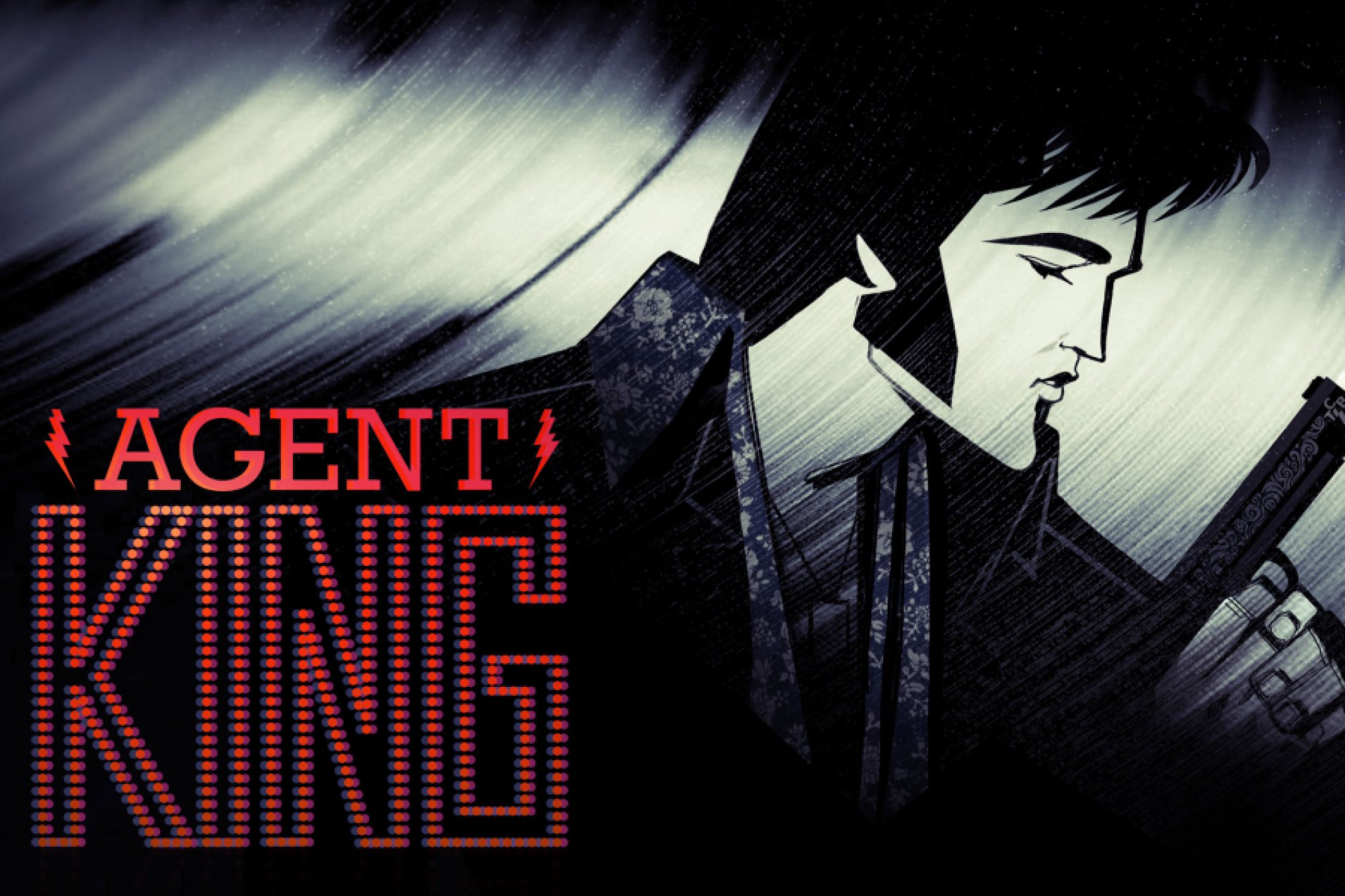 netflix agent king spy elvis poster