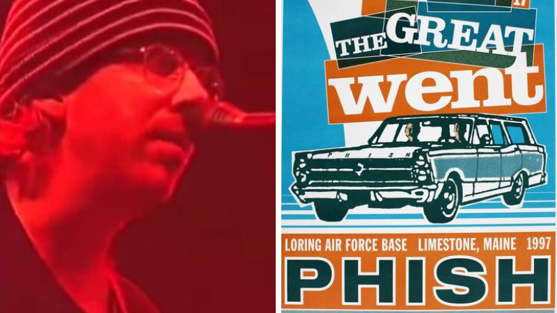 phish great went poster bathtub gin