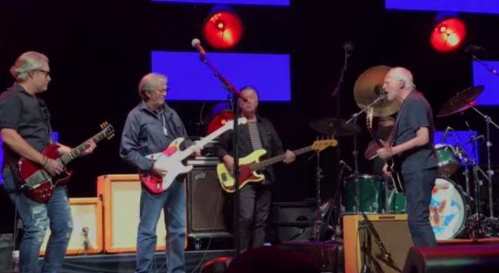 Eric Clapton Joined Peter Frampton for “While My Guitar Gently Weeps” @ Crossroads Guitar Festival, Dallas, Texas 9.20.19