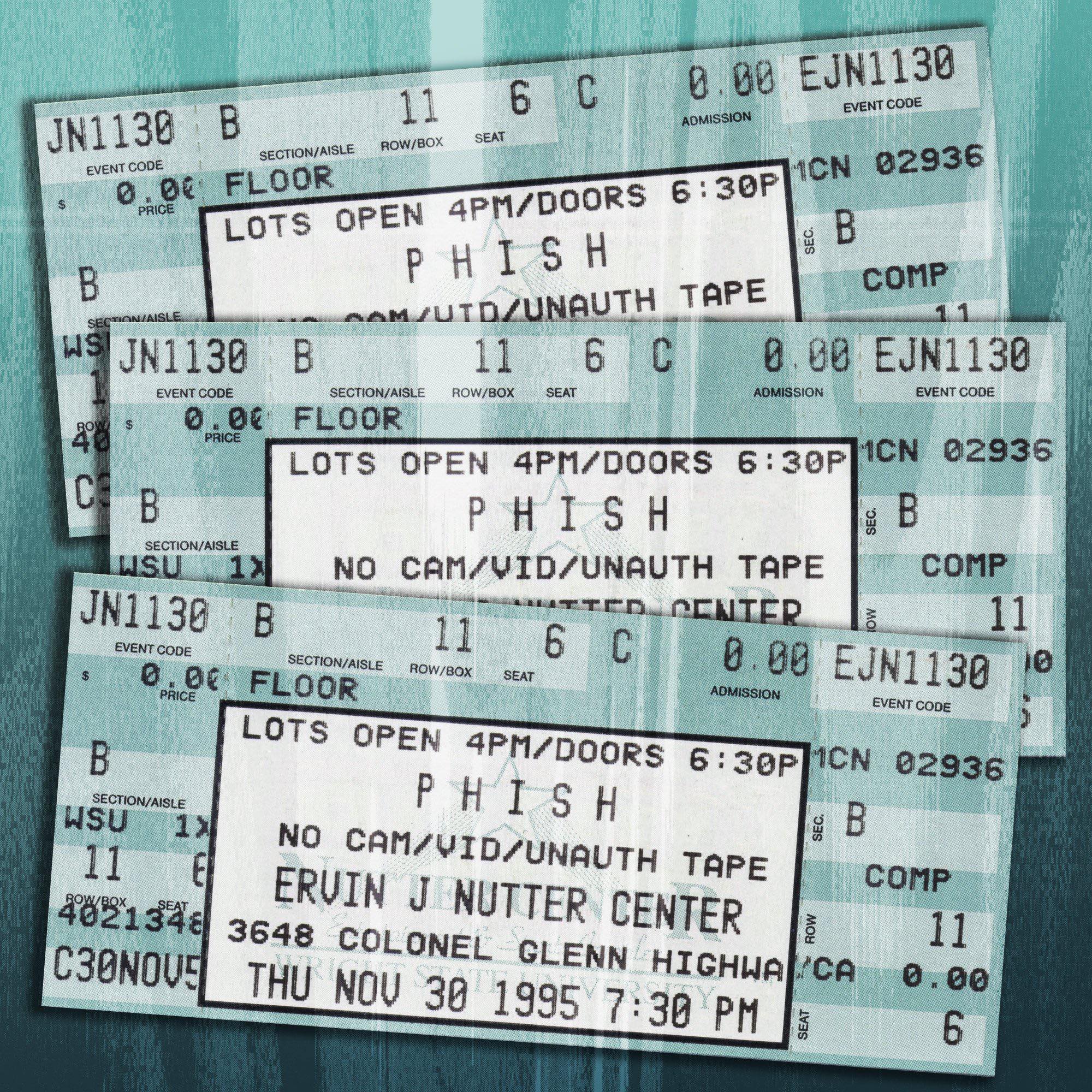 phish livephish nutter dayton 95 release phish radio