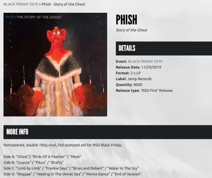 【USオリジナル盤】Phish – The Story Of The Ghost Phish - The Story Of The Ghost - Amazon.com Music