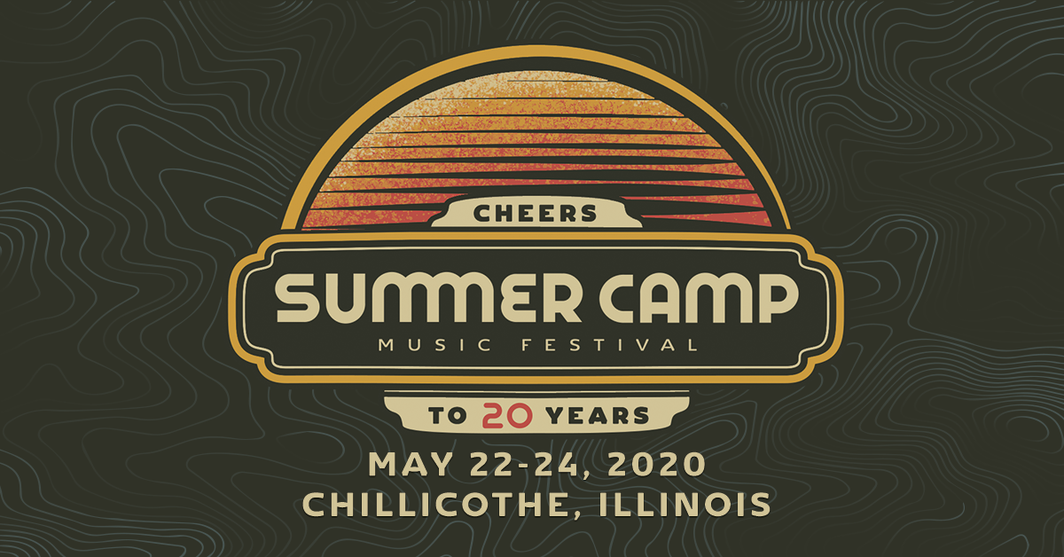 summer camp music festival logo