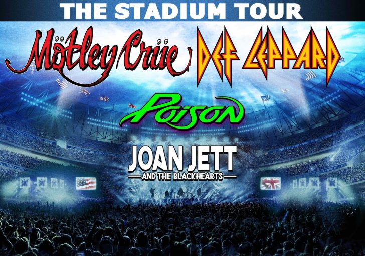 Mötley Crüe Announces The Stadium Tour with Def Leppard, Poison & Joan Jett