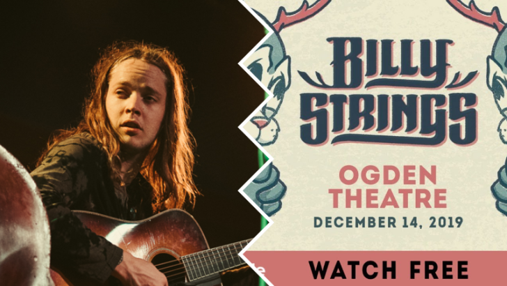 Billy Strings Announces Free Webcast From Denver