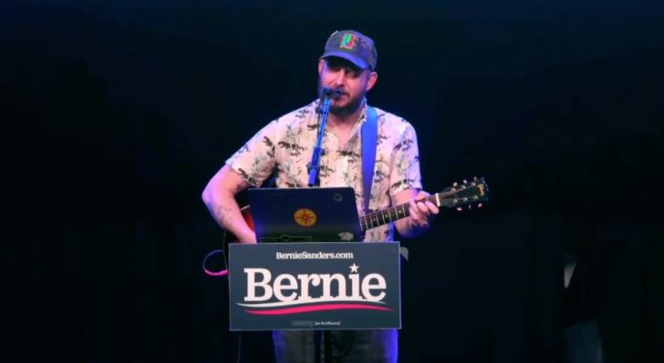 Watch Justin Vernon (Bon Iver) Play Bernie Sanders Rally in Iowa
