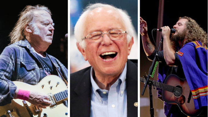 Bernie Sanders Welcomes Neil Young, Daryl Hannah, Jim James & More For Digital Rally Tonight