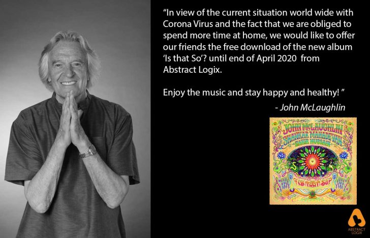 John McLaughlin Releases ‘Is that So?’ LP as Free Download During Coronavirus Outbreak