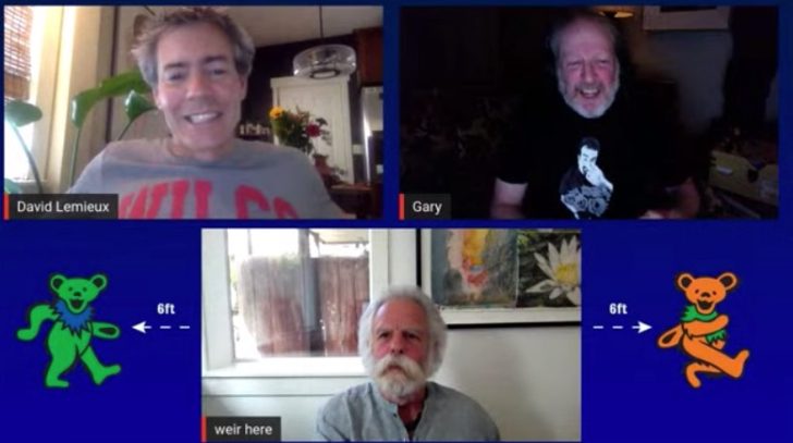 Bob Weir Teases Shows Live Over Internet, Then Shows at TRI Studios Once Social Distancing Relaxes