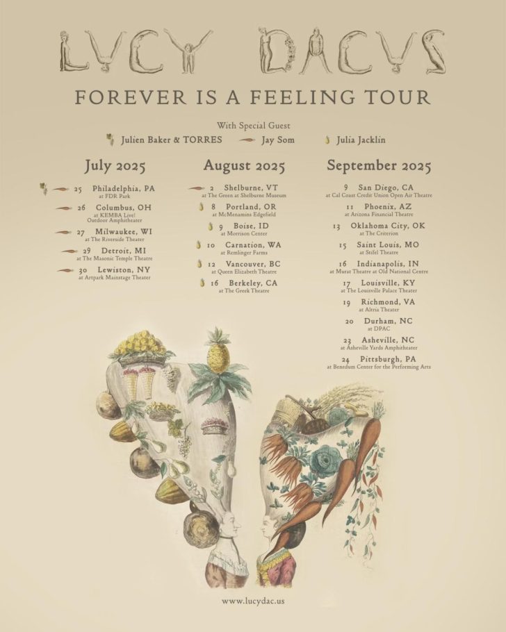 Lucy Dacus Announces New North American Dates for Forever Is a Feeling Tour