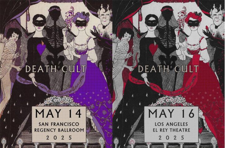 Death Cult Announce Two Intimate California Shows: May 14 in San Francisco & May 16 in Los Angeles