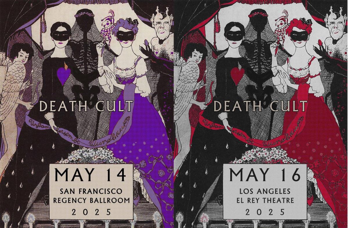 Death Cult San Francisco and LA Tour Poster