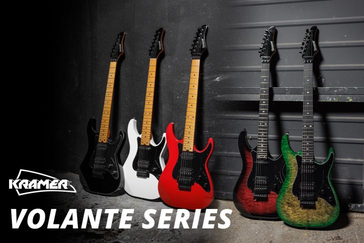 Kramer Unveils Volante, Four New Guitars Engineered for High Performance Players with Premium Design and Components