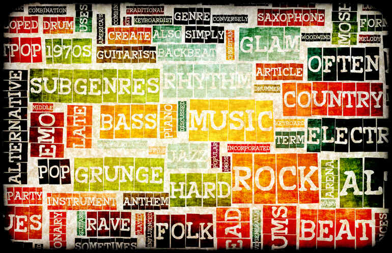 Various genres of music for gambling