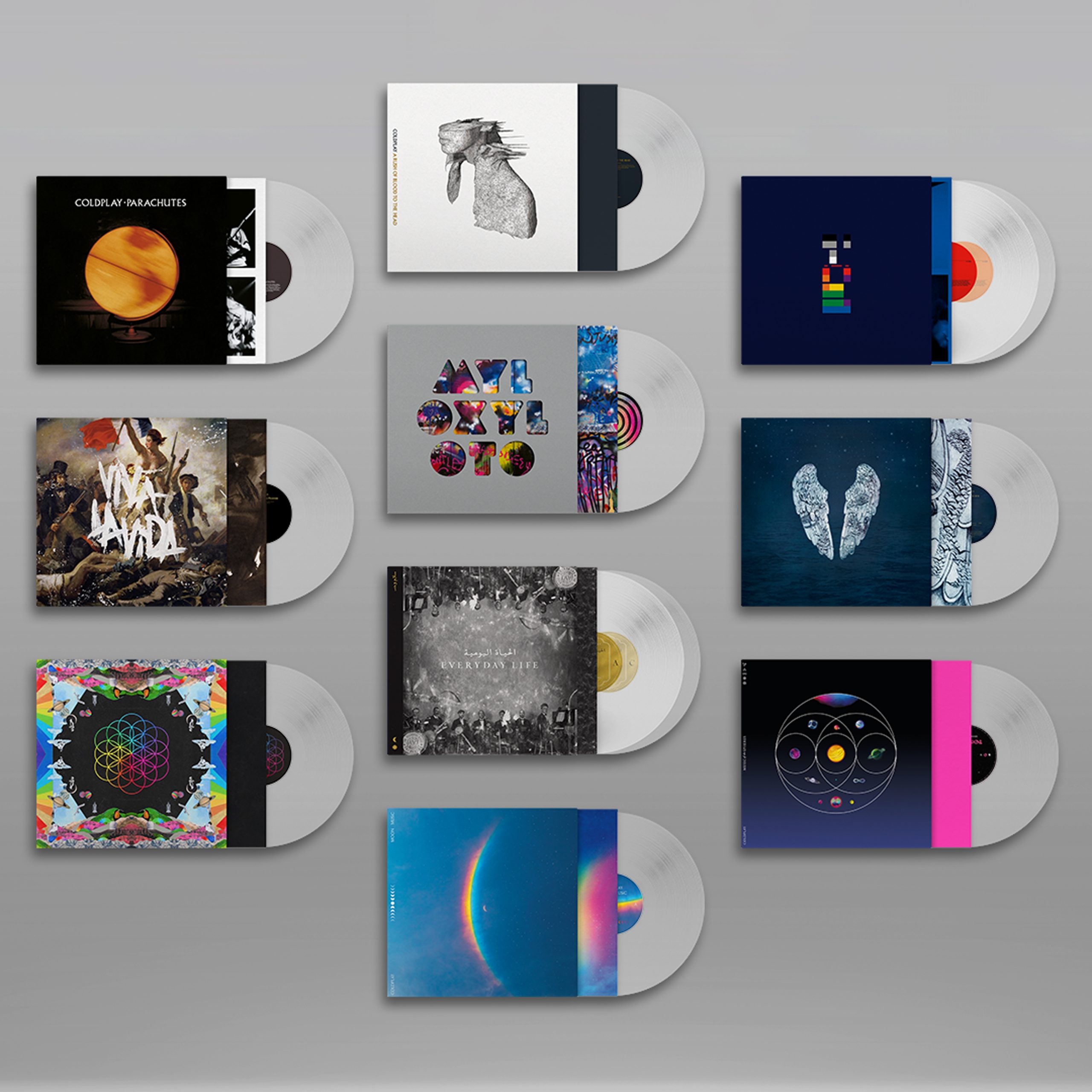coldplay ecorecords clear vinyl