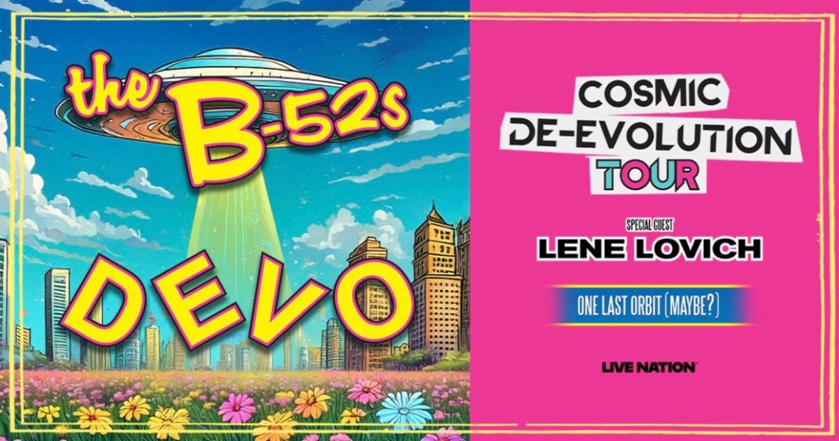 b-52's devo cosmic de-evolution 2025 tour