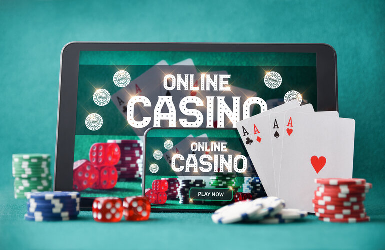 Tablet showing next-generation online casinos