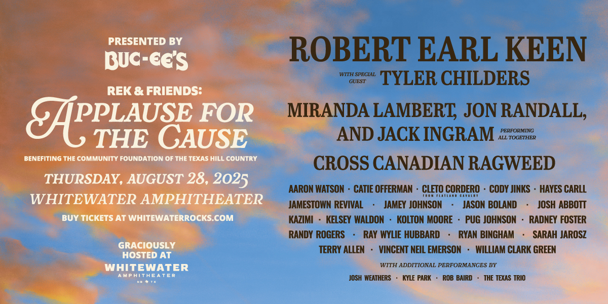 Robert Earl Keen and Friends Concert Poster