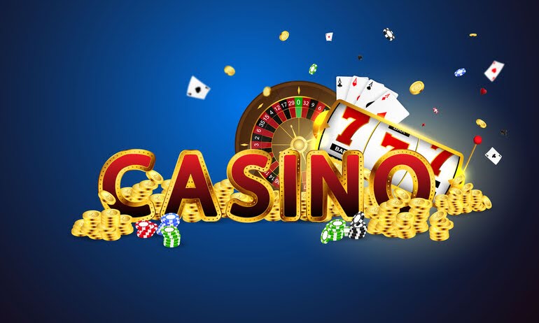 A colorful depiction of a casino