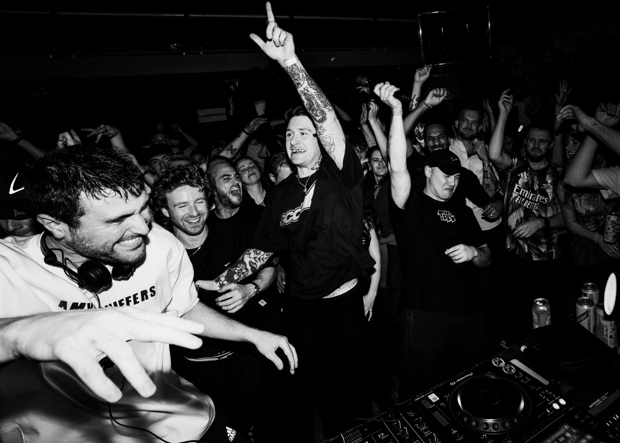 Fred Again with Fans on a Stage