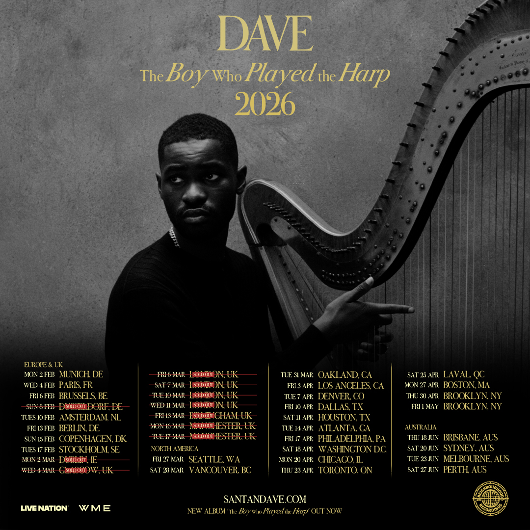 Dave 2026 International Admat