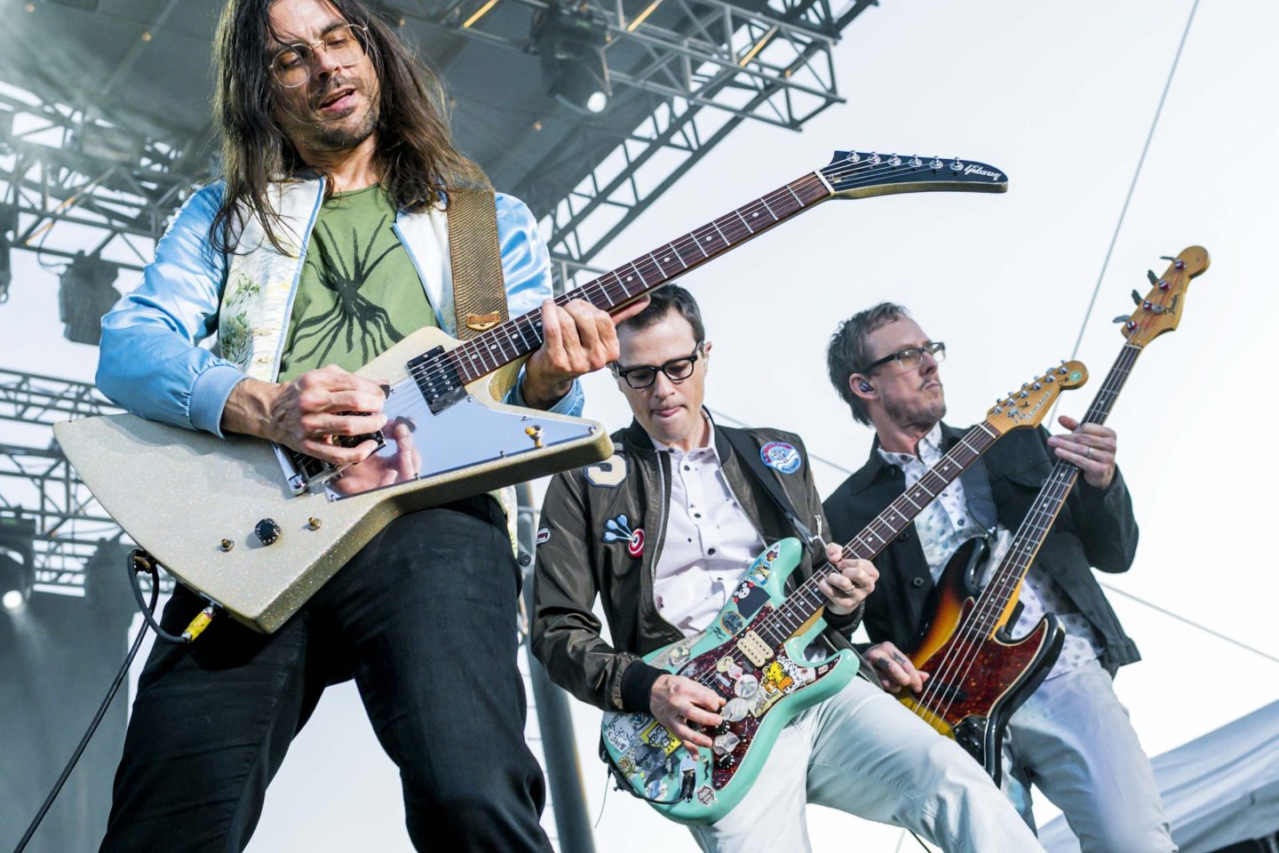 Weezer performing live in 2016.