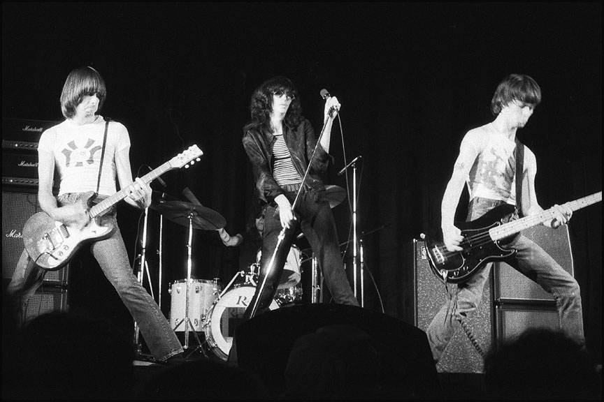 Ramones performing a song from their debut album live in Toronto in 1976.
