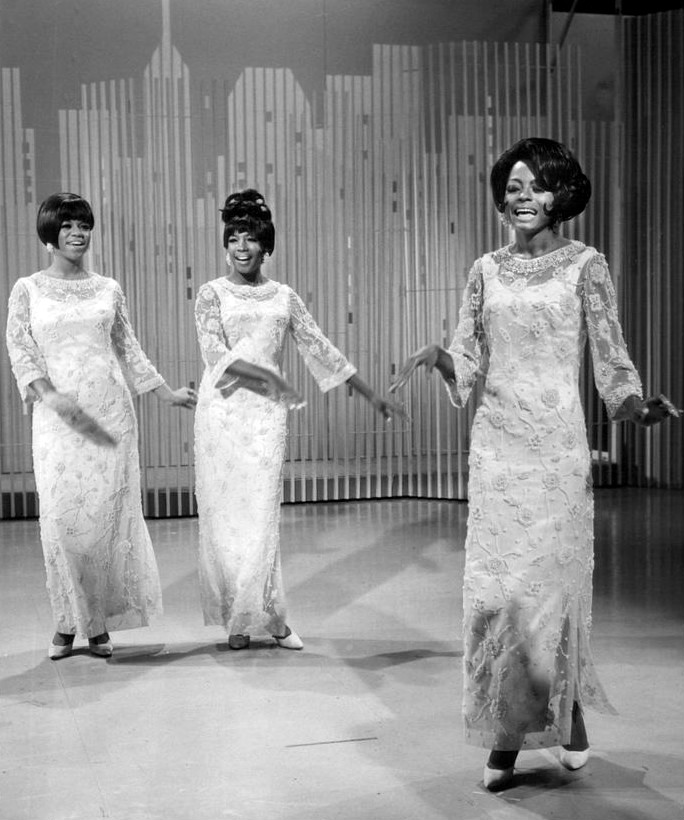 The Supremes performing live on television in 1966.